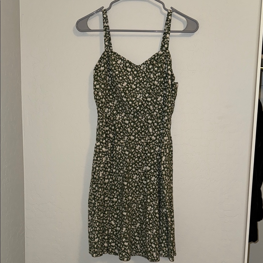 Floral Green Dress